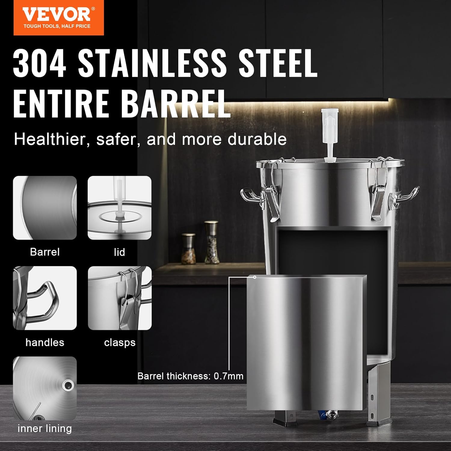The Stainless Steel Fermenter Upgrade: When a VEVOR Conical Makes Sense for a Serious Garage Vintner